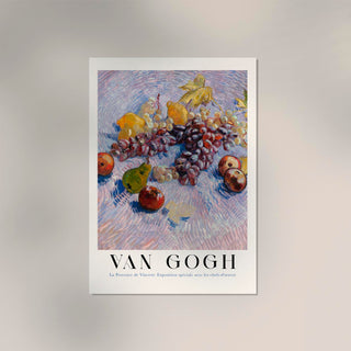 Grapes, Lemons, Pears and Apples by Van Gogh – Fine Art Print | UV-Resistant | Canvas Edition