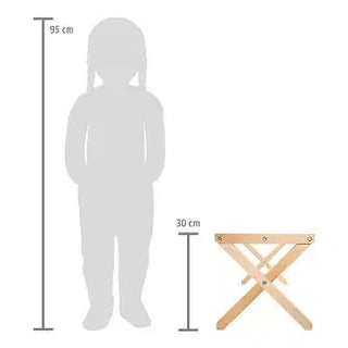 Bio Steckpferde Cavaletti Set – Massivholz | Höhenverstellbar | 2er-Set