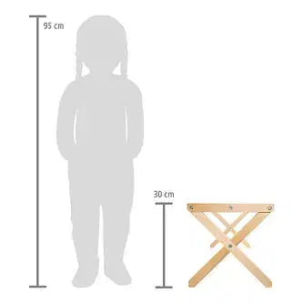 Bio Steckpferde Cavaletti Set – Massivholz, höhenverstellbar, 2er-Set — Ansicht 3