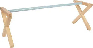 Bio Steckpferde Cavaletti Set – Massivholz | Höhenverstellbar | 2er-Set