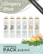 YOUCISION® Gingary Shot Value Pack 6x75ml Shower Foam Set