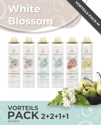 YOUCISION White Blossom Value Pack – 6× 75 ml Shower Foam — Ansicht 1