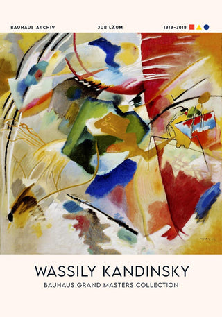 Painting with Green Center by Wassily Kandinsky Exhibition Poster – Fine Art Print | Abstrakte Kunst | UV-resistent