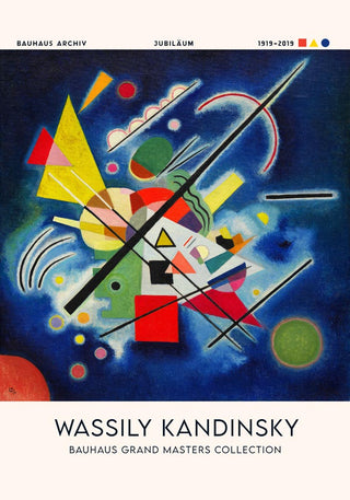 Blue Painting by Wassily Kandinsky Exhibition Poster – Fine Art Print | Abstrakt | Museum