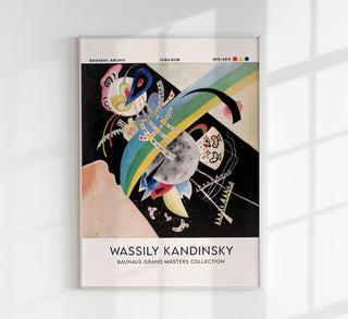 Circles on Black by Wassily Kandinsky Exhibition Poster – Abstract | Fine Art | Canvas