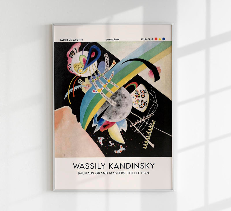 Circles on Black by Wassily Kandinsky Exhibition Poster – Abstract Fine Art Print — Patroa Studio