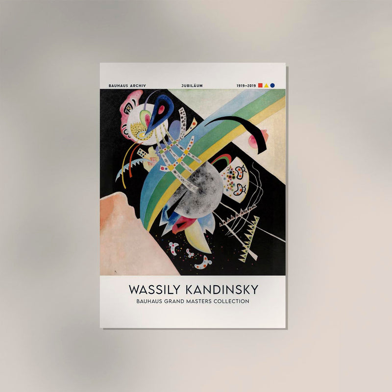 Circles on Black by Wassily Kandinsky Exhibition Poster – Abstract Fine Art Print — Ansicht 2