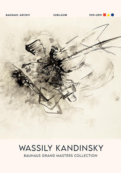 Untitled 1916 by Wassily Kandinsky – Abstract Composition Fine Art Print UV-resistant