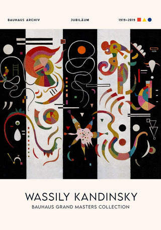 Striped – Exhibition Poster by Wassily Kandinsky | UV-beständig | Premium Kunstdruck aus Berlin