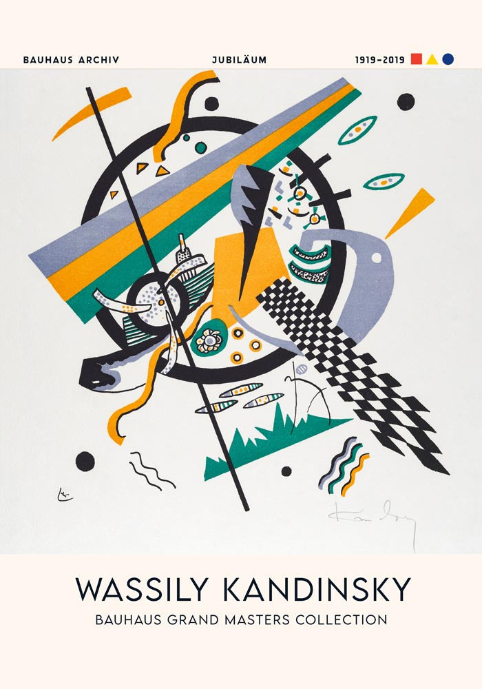 Small Worlds Nr 4 – Fine Art Print Kandinsky Abstraktion Ausstellungsstil — Ansicht 3