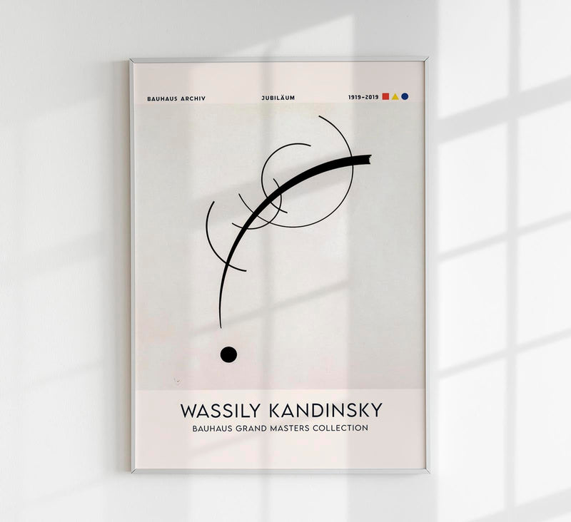 Free Curve by Wassily Kandinsky Exhibition Poster – Fine Art Canvas — Patroa Studio
