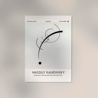 Free Curve by Wassily Kandinsky Exhibition Poster – Fine Art Canvas — Ansicht 2