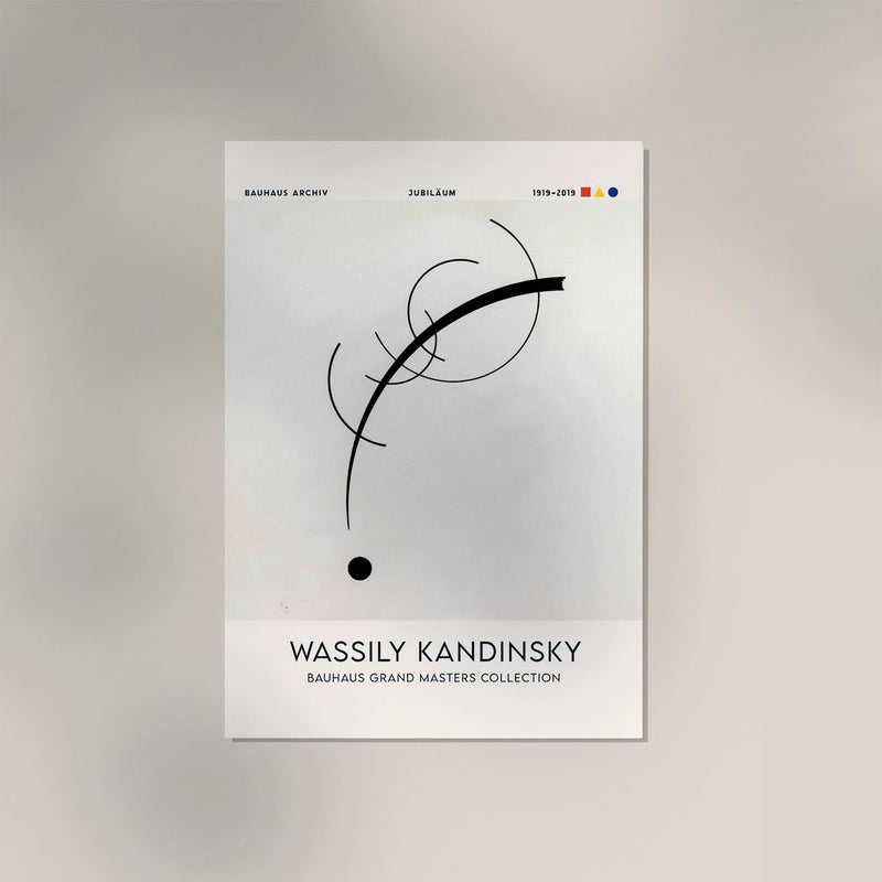 Free Curve by Wassily Kandinsky Exhibition Poster – Fine Art Canvas — Ansicht 2