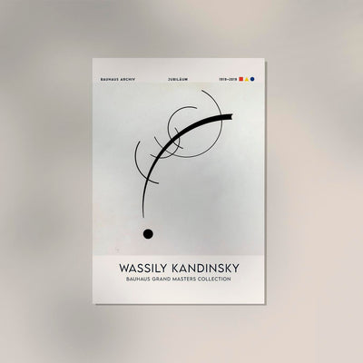 Free Curve by Wassily Kandinsky Exhibition Poster – Fine Art Canvas