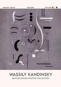 Four Parts by Wassily Kandinsky Exhibition Poster - Fine Art Canvas — Ansicht 3