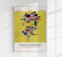 Yellow Painting by Wassily Kandinsky Exhibition Poster – Abstrakte Kunst Fine Art Print