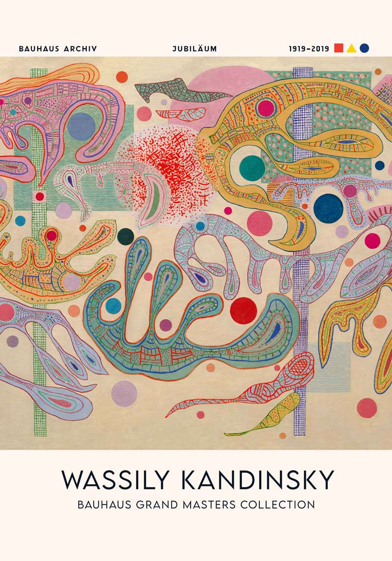 Capricious Form – Wassily Kandinsky Exhibition Poster Fine Art Print — Ansicht 4