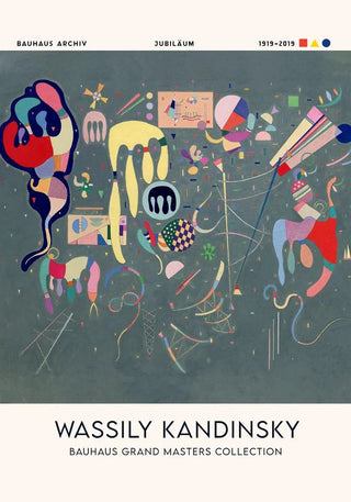 Actions Variées by Wassily Kandinsky Exhibition Poster | Abstrakte Kunstikone | Handgefertigt in Berlin