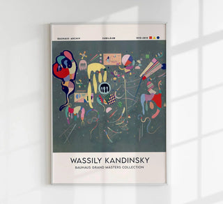 Actions Variées by Wassily Kandinsky Exhibition Poster | Abstrakte Kunstikone | Handgefertigt in Berlin