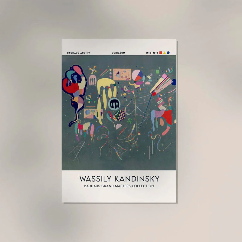 Various Actions Kandinsky Art Print – Abstract Avant-garde Wall Art Poster — Ansicht 2