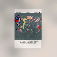 Various Actions Kandinsky Art Print – Abstract Avant-garde Wall Art Poster — Ansicht 2