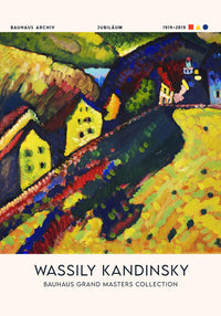 Houses at Murnau – Kandinsky Exhibition Poster | Fine Art Print | UV-beständig — Ansicht 3