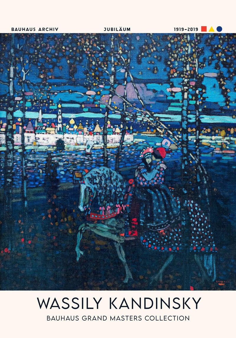 Riding Couple (1906) Kandinsky Poster – UV-resistenter Fine Art Print — Ansicht 4