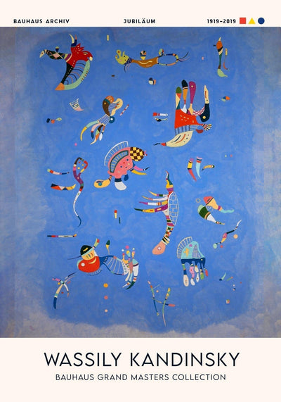 Sky Blue – Fine Art Print | Kandinsky Abstraction | Blue Harmony