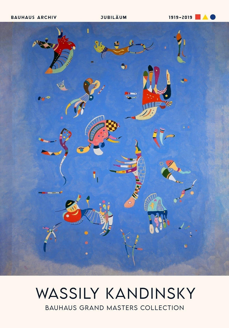 Sky Blue – Fine Art Print | Kandinsky Abstraction | Blue Harmony — Ansicht 4