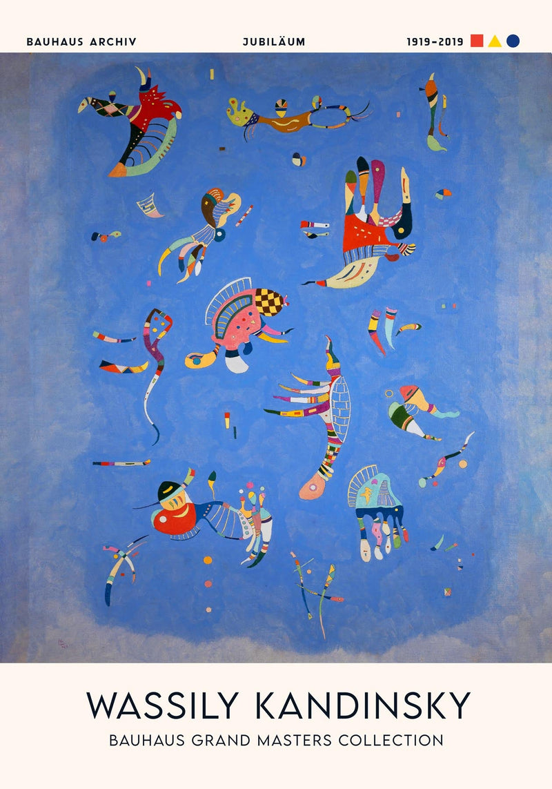Sky Blue – Fine Art Print | Kandinsky Abstraction | Blue Harmony — Ansicht 4
