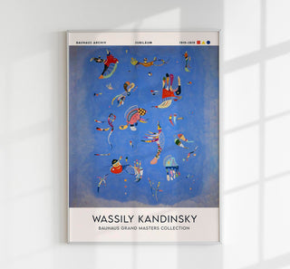 Sky Blue – Fine Art Print | Kandinsky Abstraction | Blue Harmony