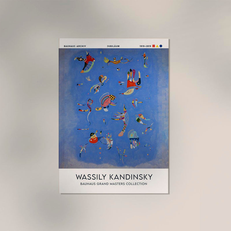 Sky Blue – Fine Art Print | Kandinsky Abstraction | Blue Harmony — Ansicht 3