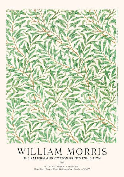 William Morris Vintage Willow Art Exhibition Poster – Art Print Berlin