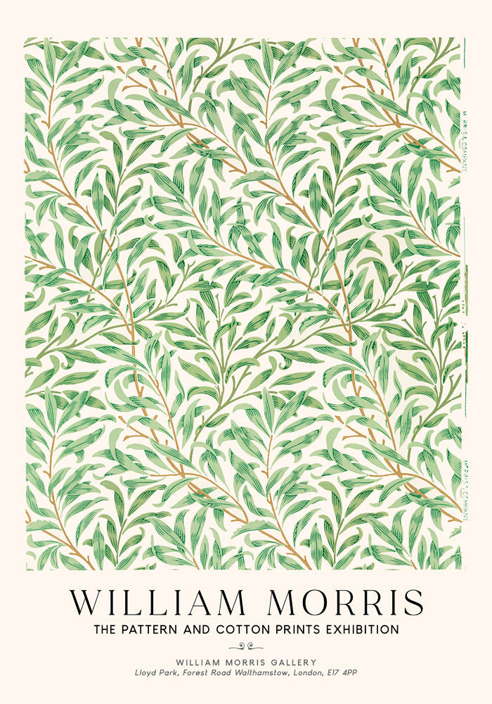 William Morris Vintage Willow Art Exhibition Poster – Art Print Berlin — Ansicht 3