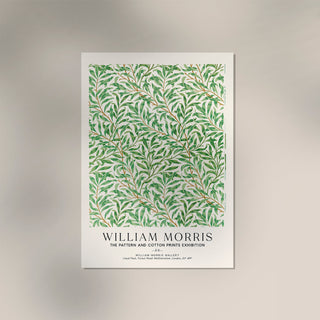 William Morris Vintage Willow Art Exhibition Poster