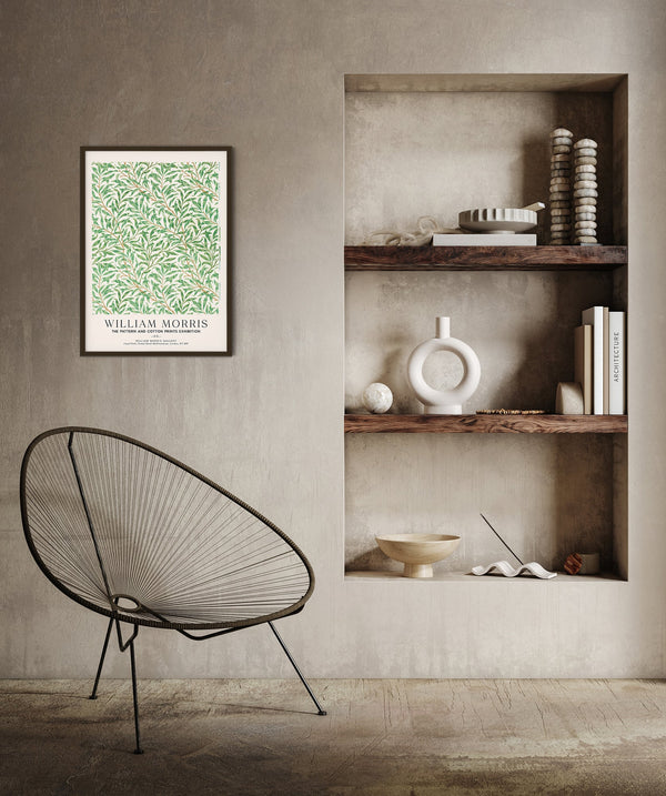 William Morris Vintage Willow Art Exhibition Poster – Art Print Berlin
