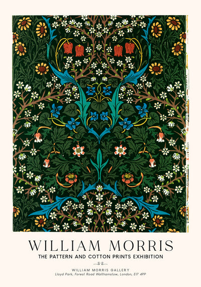 William Morris Tulip Art Exhibition Poster – Kunstdruck Berlin