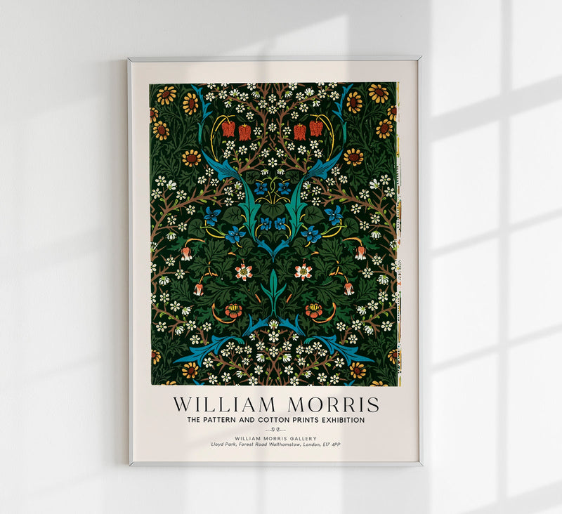 William Morris Tulip Art Exhibition Poster – Kunstdruck Berlin — Patroa Studio