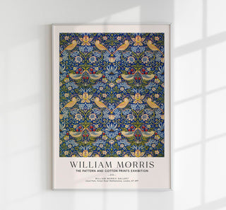 William Morris Strawberry Thief Art Exhibition Poster – Met Museum Print