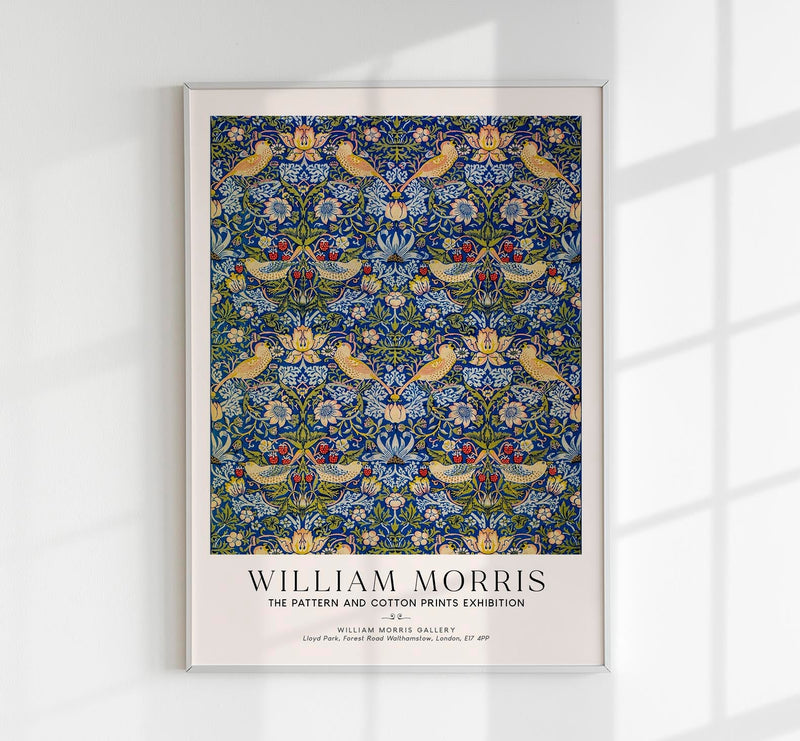William Morris Strawberry Thief Art Exhibition Poster – Met Museum Print — Patroa Studio