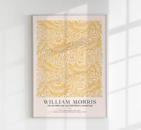 William Morris Larkspur Art Exhibition Poster – Handgedruckt Berlin — Ansicht 1
