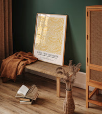 William Morris Larkspur Art Exhibition Poster – Handgedruckt Berlin — Ansicht 2