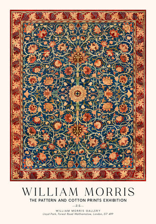William Morris Holland Park Carpet Art Exhibition Poster