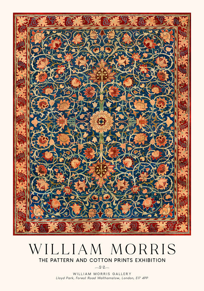 William Morris Holland Park Carpet Art Exhibition Poster — Ansicht 4