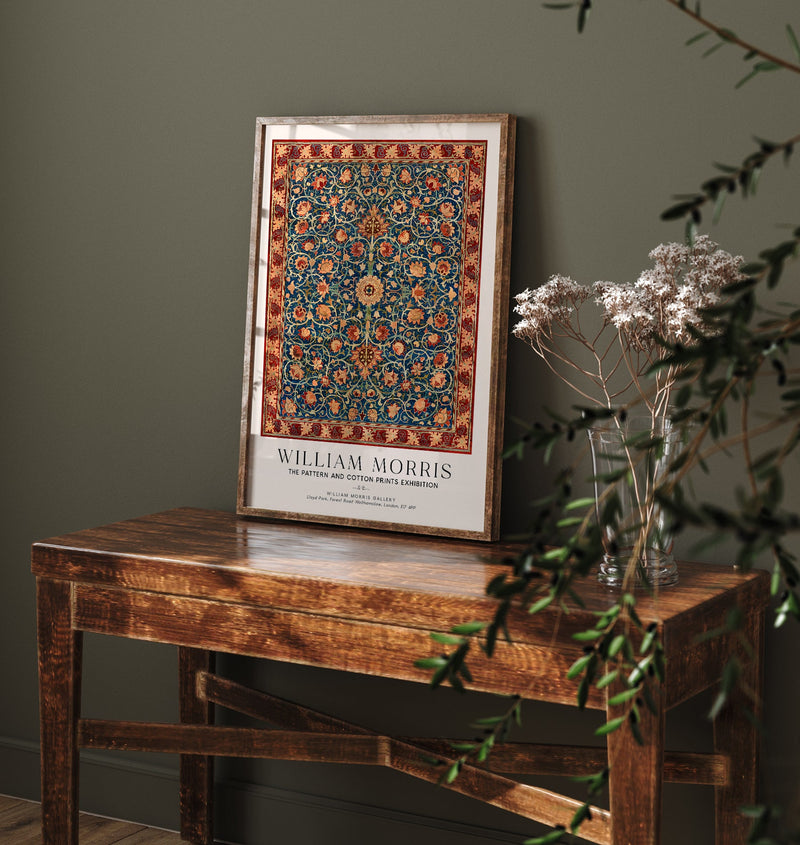 William Morris Holland Park Carpet Art Exhibition Poster — Ansicht 2