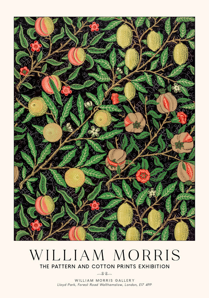 William Morris Fruit Pattern Art Exhibition Poster – Archival Print Berlin — Ansicht 4
