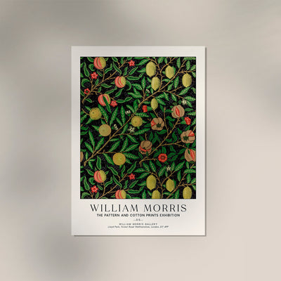 William Morris Fruit Pattern Art Exhibition Poster – Archival Print Berlin