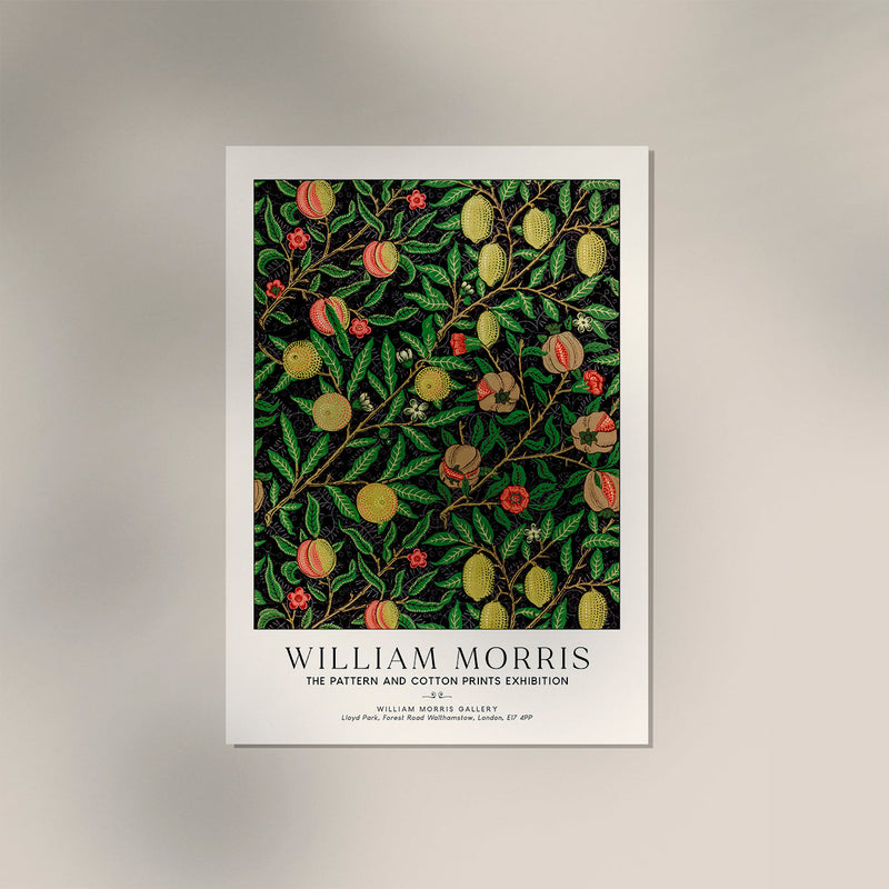 William Morris Fruit Pattern Art Exhibition Poster – Archival Print Berlin — Ansicht 3