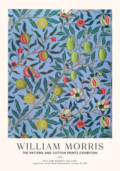 William Morris Pomegranate Art Exhibition Poster – Kunstdruck Berlin