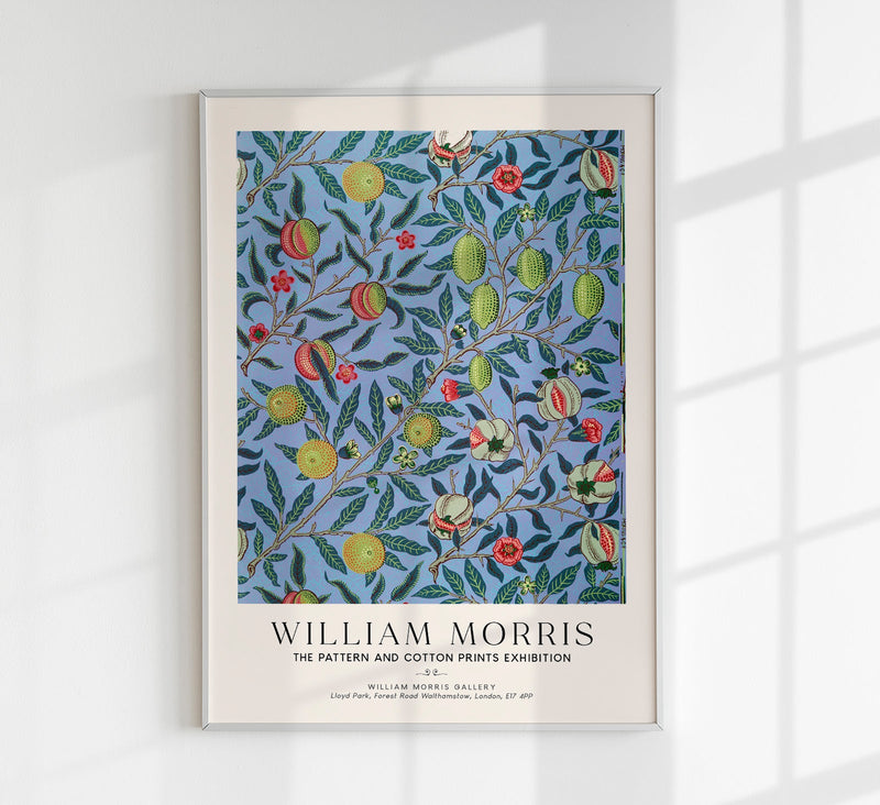 William Morris Pomegranate Art Exhibition Poster – Kunstdruck Berlin — Patroa Studio